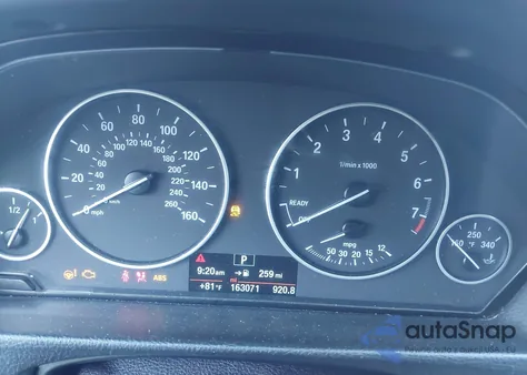 2015 BMW 320I from USA, damaged, VIN WBA3B1C56F5A06000